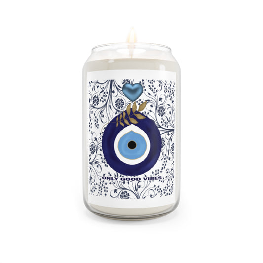 Μάτι “Good Vibes” – Αρωματικό Κερί Σόγιας | Δώρο Ευεξίας & Θετικής Ενέργειας