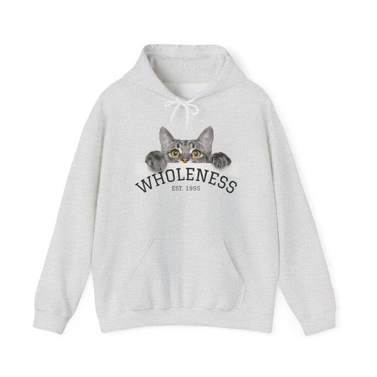 Wholeness Cat Hoodie – Cozy Φούτερ για Cat Lovers | Δώρο Άνεσης & Θετικής Διάθεσης