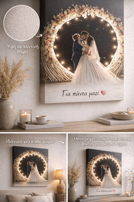 Οι Στιγμές σας σε Καμβά 💖 | Προσωποποιημένο Δώρο