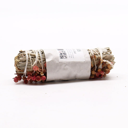 Smudge Stick White Sage & Pirul Seed – Καθαρισμός & Προστασία | Smudging