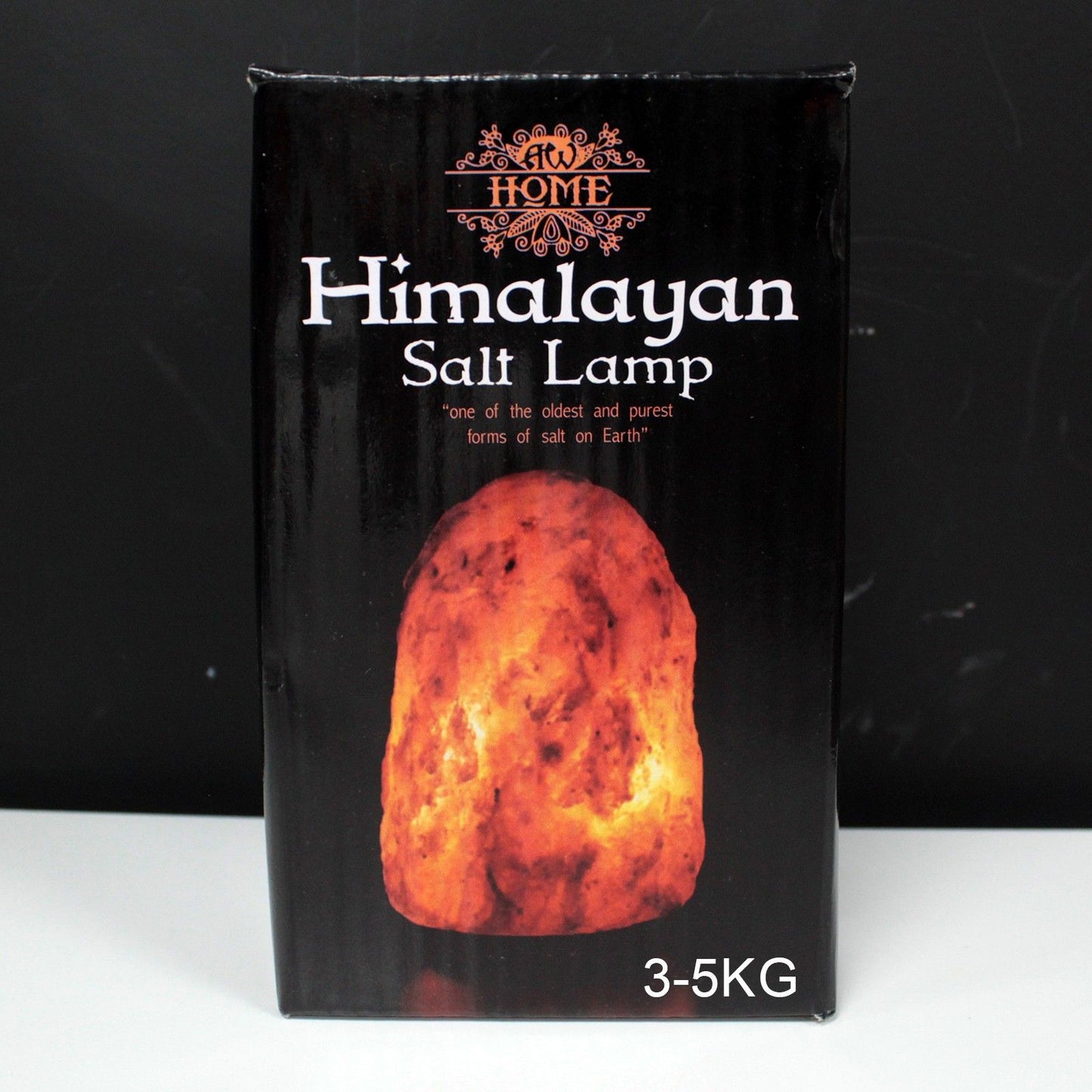 Quality Natural Himalayan Salt Lamp - & Base apx 3-5kg