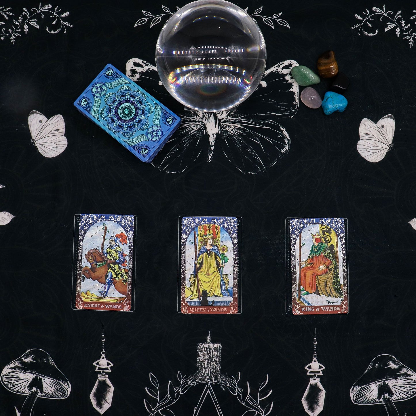 Tarot Reading Cloth Ancient Witch | Πανί Ταρώ Witchcraft 75×75