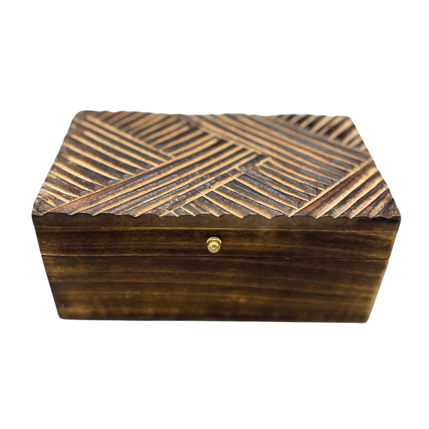 Vintage Deco - Πολυχρηστικό Κουτί - 22x12x10εκ. - Αντικέ Γραμμές