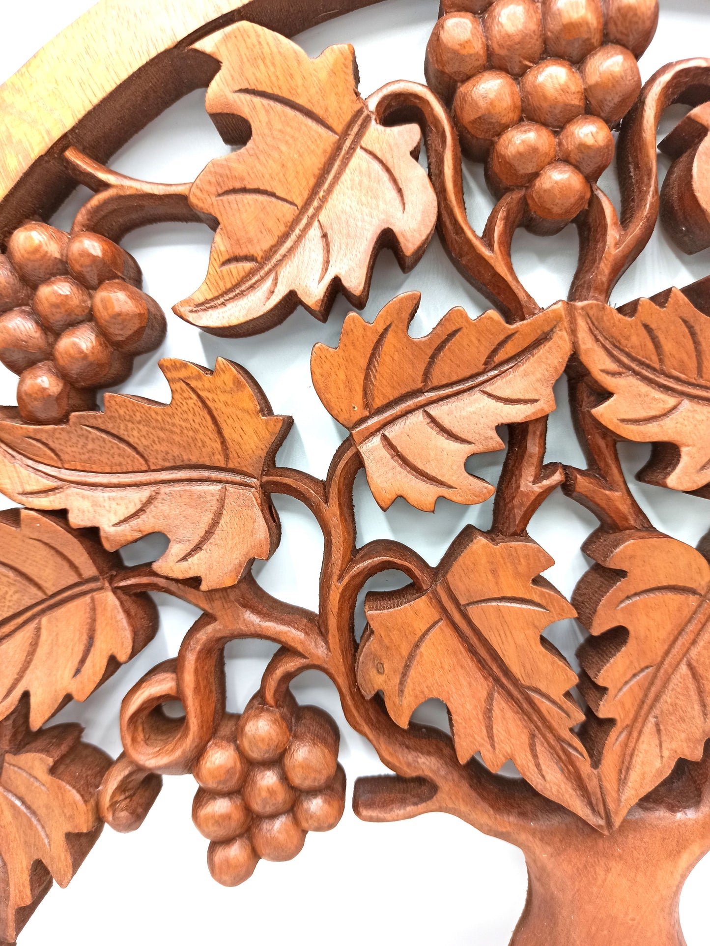 Διακοσμητικό Ξύλινο Πάνελ – Tree of Life Grapes - 40cm