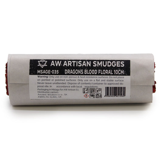 Smudge Stick Dragon’s Blood Floral Sage 10cm – Καθαρισμός & Προστασία | Smudging