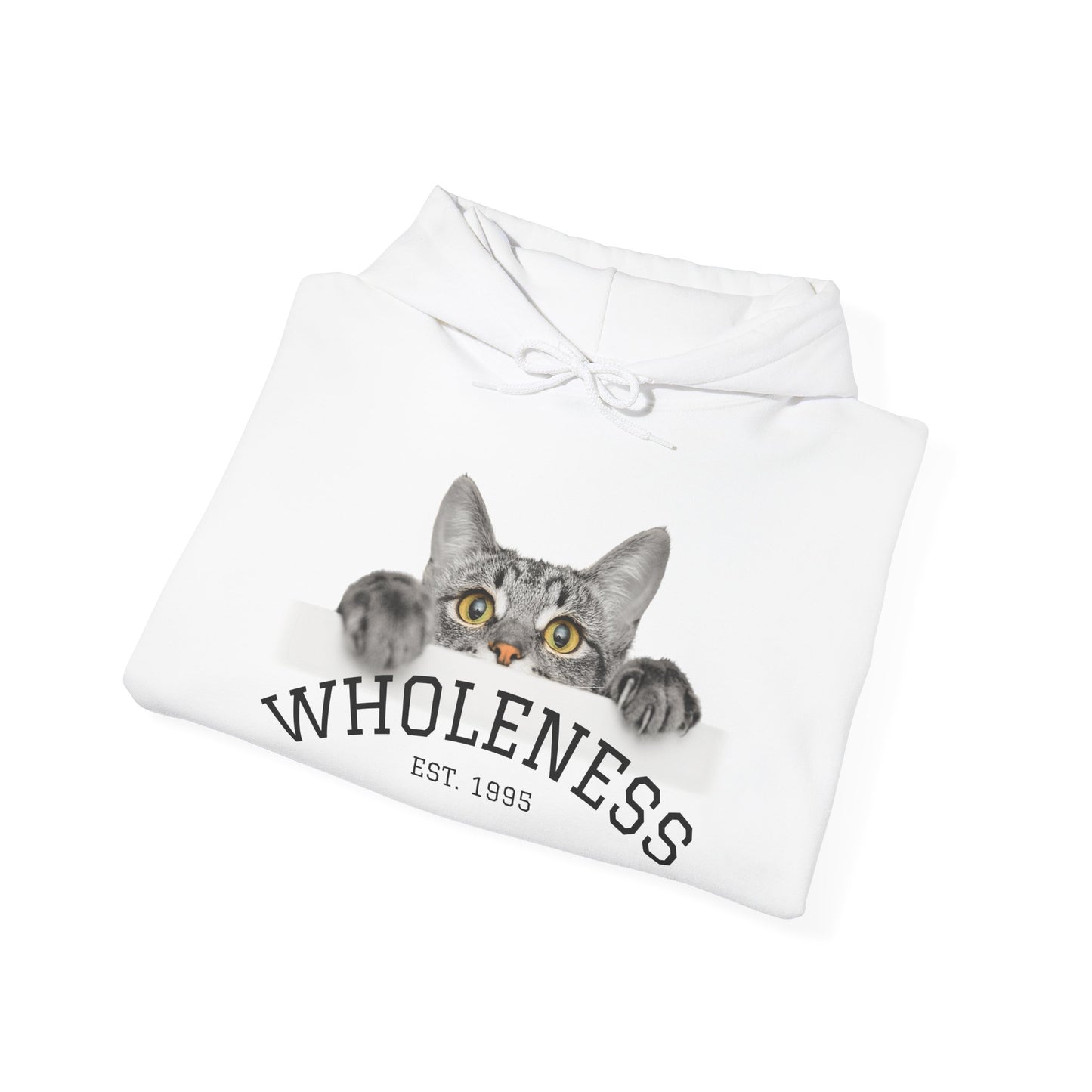 Wholeness Cat Hoodie – Cozy Φούτερ για Cat Lovers | Δώρο Άνεσης & Θετικής Διάθεσης
