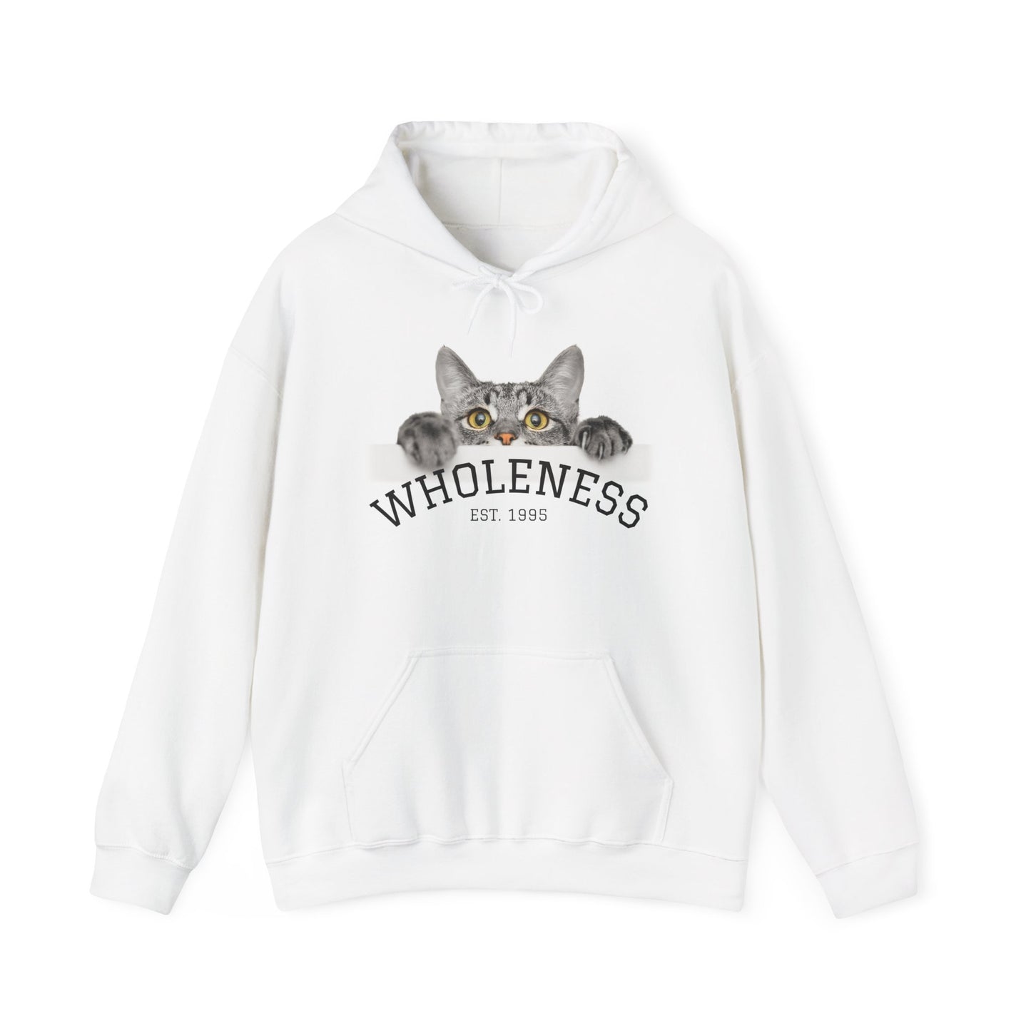 Wholeness Cat Hoodie – Cozy Φούτερ για Cat Lovers | Δώρο Άνεσης & Θετικής Διάθεσης