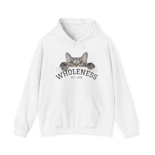 Wholeness Cat Hoodie – Cozy Φούτερ για Cat Lovers | Δώρο Άνεσης & Θετικής Διάθεσης