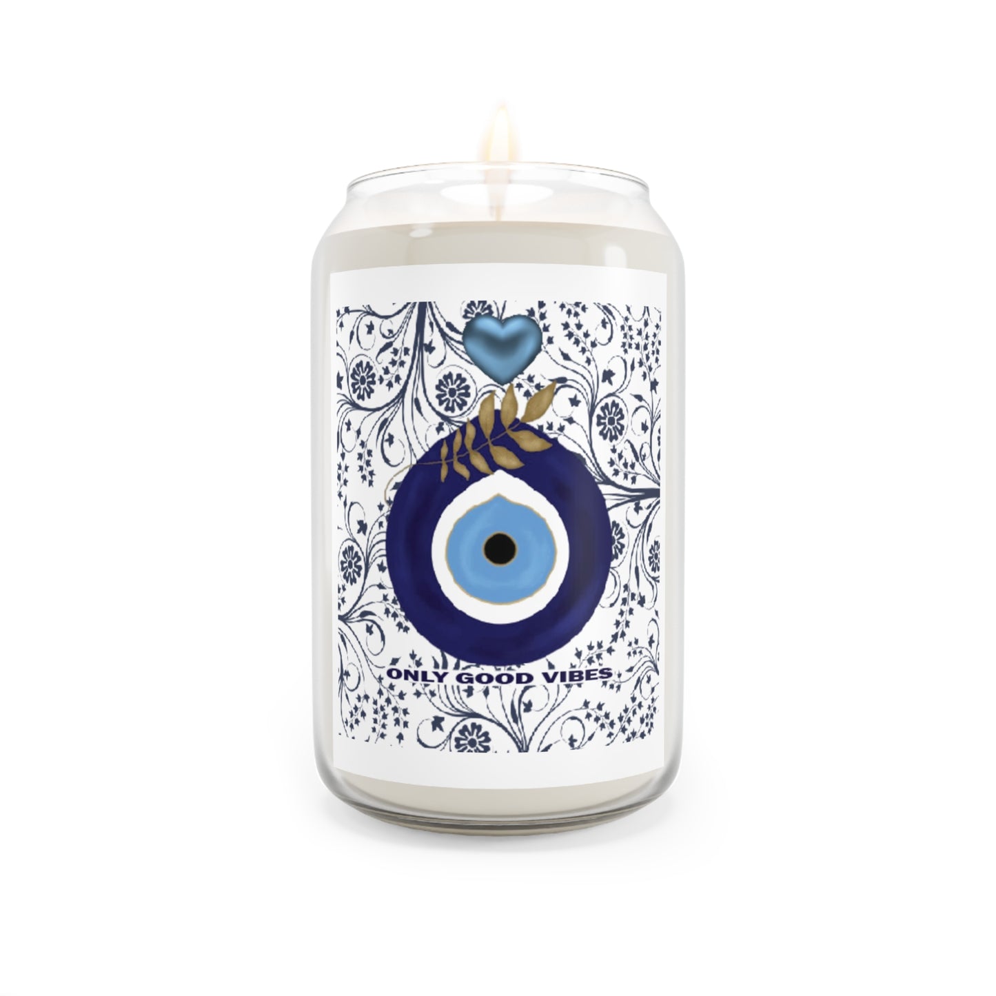 Μάτι “Good Vibes” – Αρωματικό Κερί Σόγιας | Δώρο Ευεξίας & Θετικής Ενέργειας