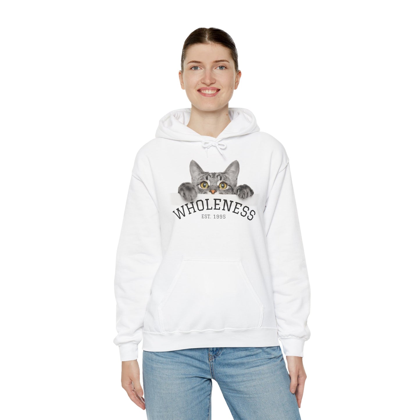 Wholeness Cat Hoodie – Cozy Φούτερ για Cat Lovers | Δώρο Άνεσης & Θετικής Διάθεσης