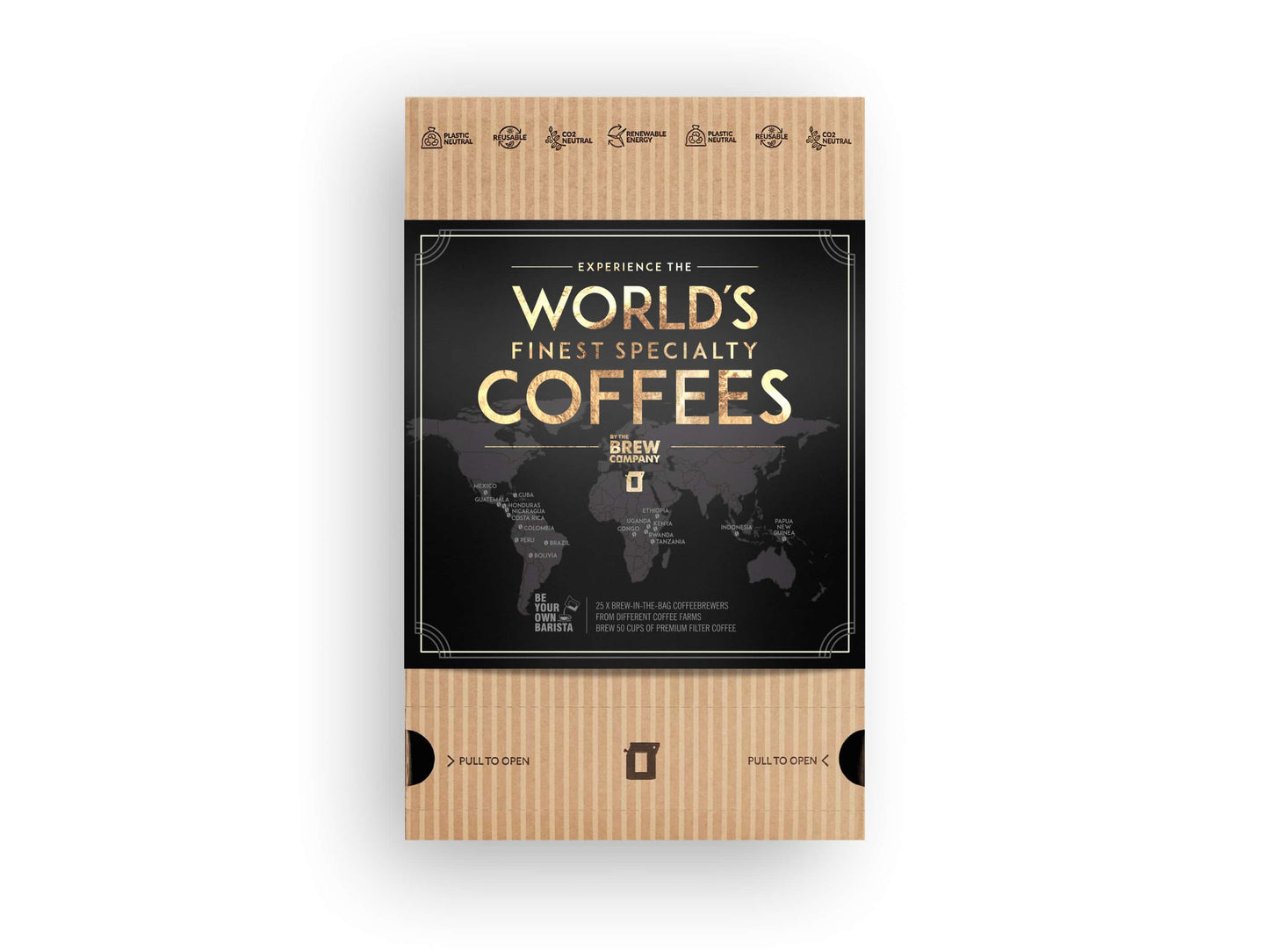Σετ Δώρου Specialty Καφέ από Όλο τον Κόσμο – World’s Finest Coffee Gift Box 25 pcs