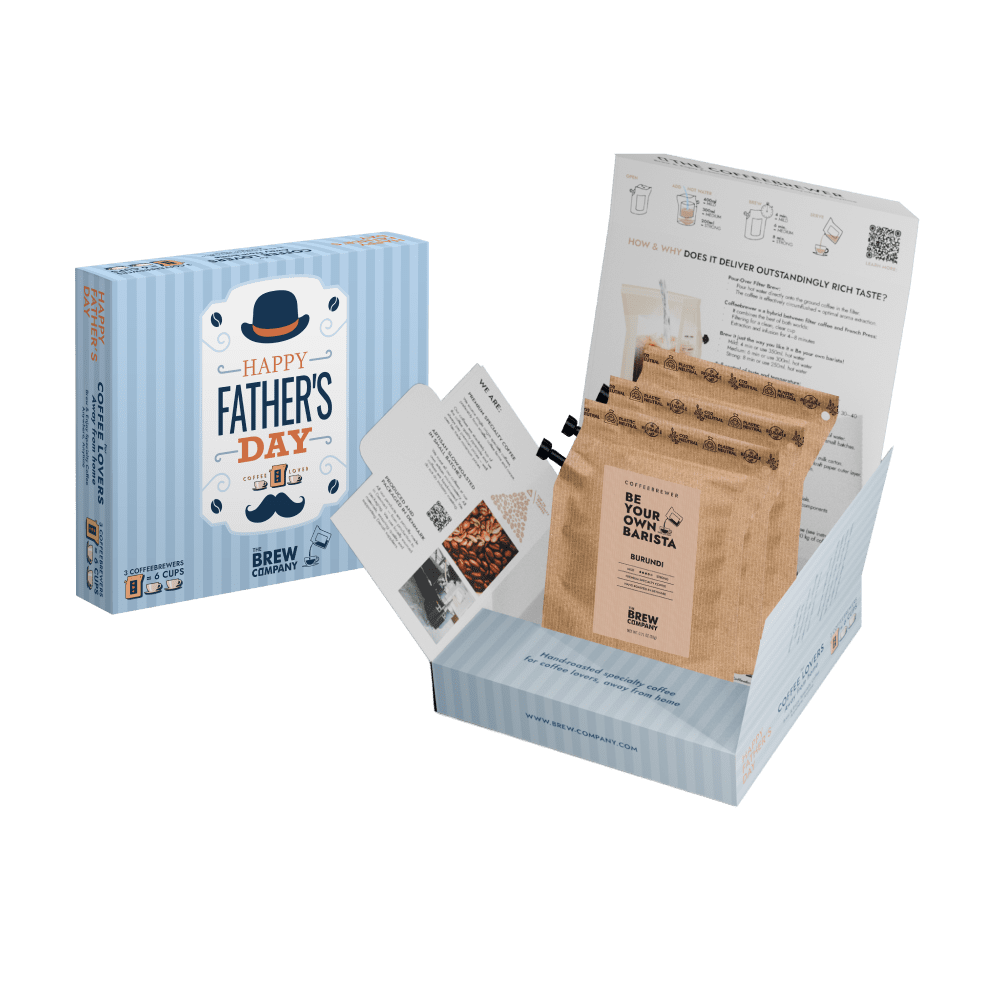 Σετ Δώρου Καφέ για Μπαμπά – Father’s Day 3 Coffeebrewer Gift Box
