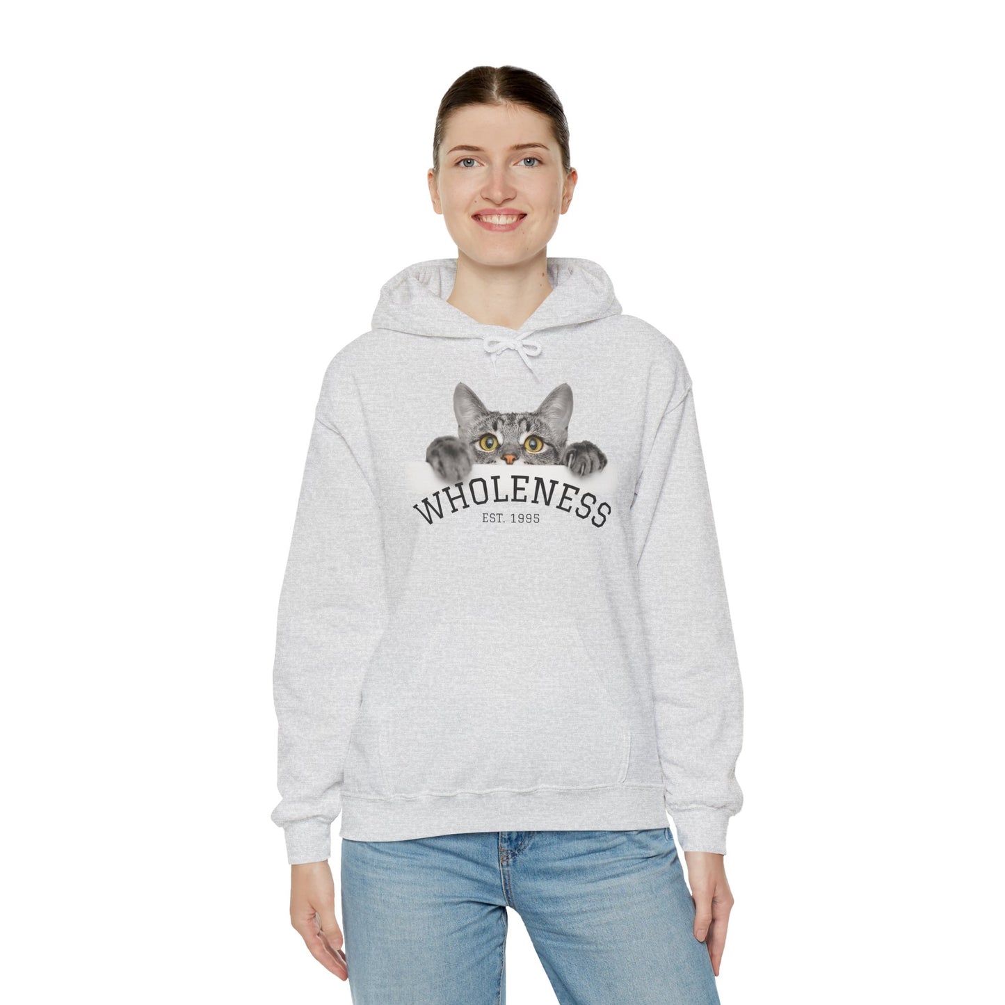 Wholeness Cat Hoodie – Cozy Φούτερ για Cat Lovers | Δώρο Άνεσης & Θετικής Διάθεσης
