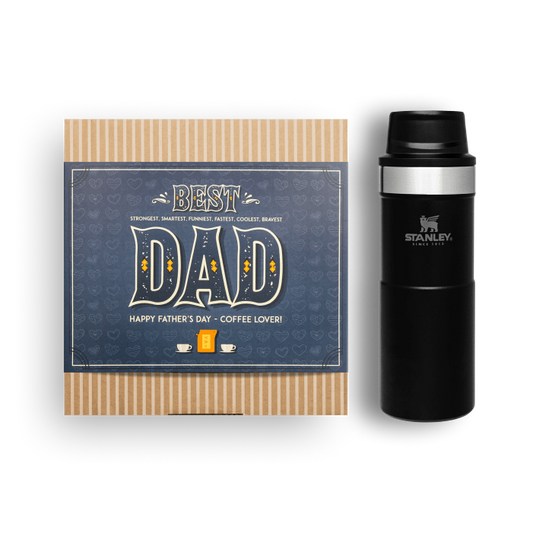 Σετ Δώρου Father’s Day – Specialty Καφές από Όλο τον Κόσμο & Θερμός Stanle
