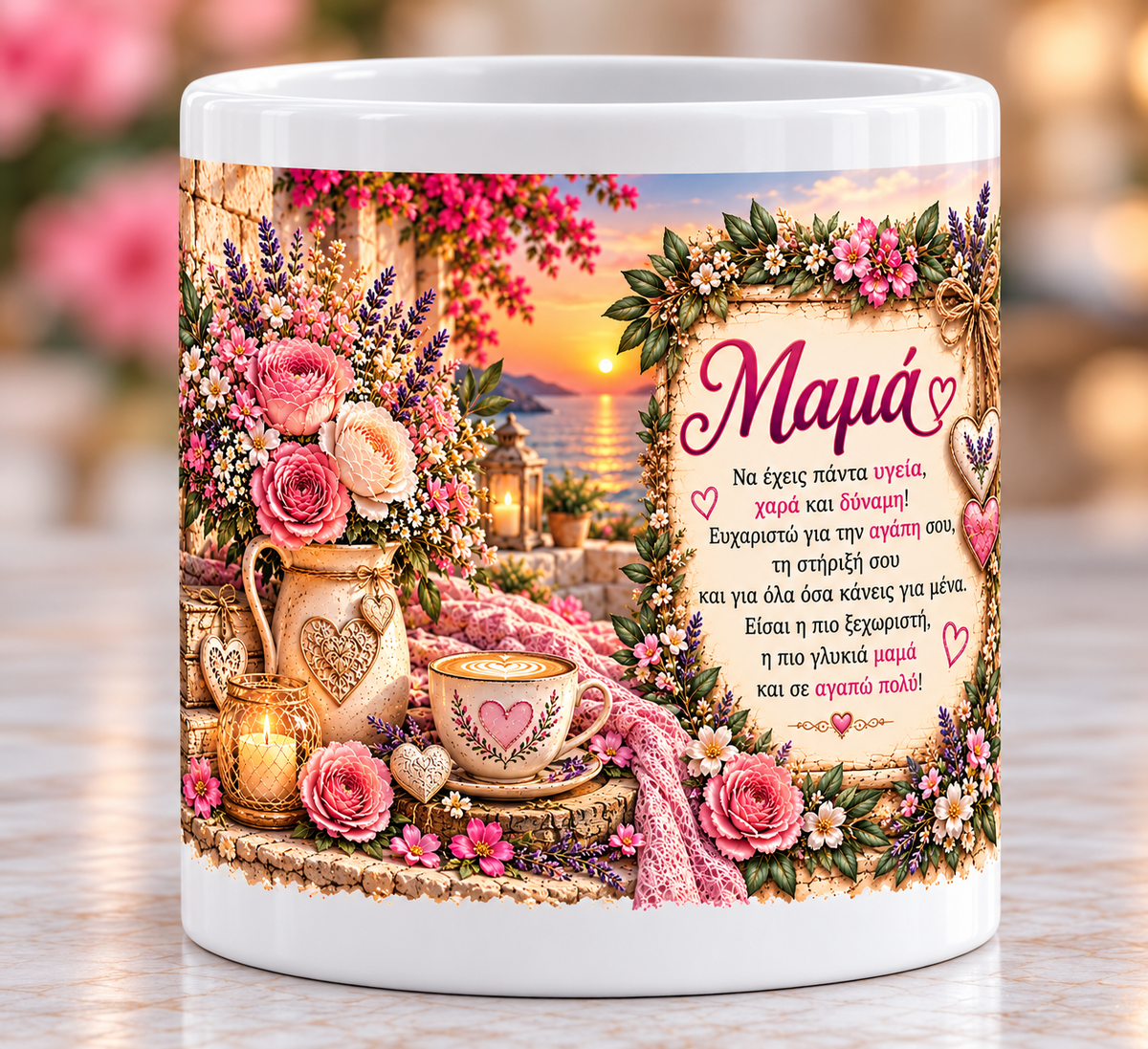 Κούπα για Μαμά 11oz – «Σε Ευχαριστώ για την Αγάπη σου» | GiftNest