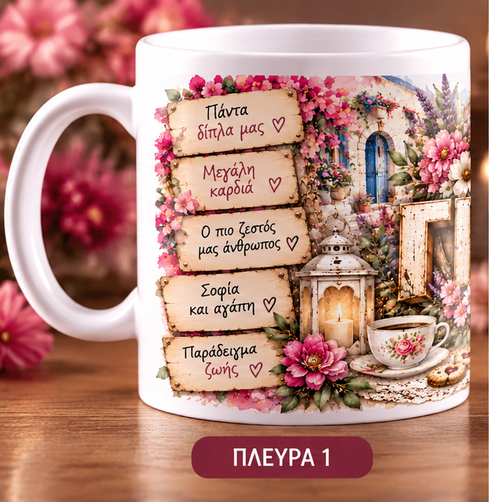 Κούπα για Γιαγιά 11oz – «ΓΙΑΓΙΑ» | Μοναδικό Δώρο Αγάπης | GiftNest