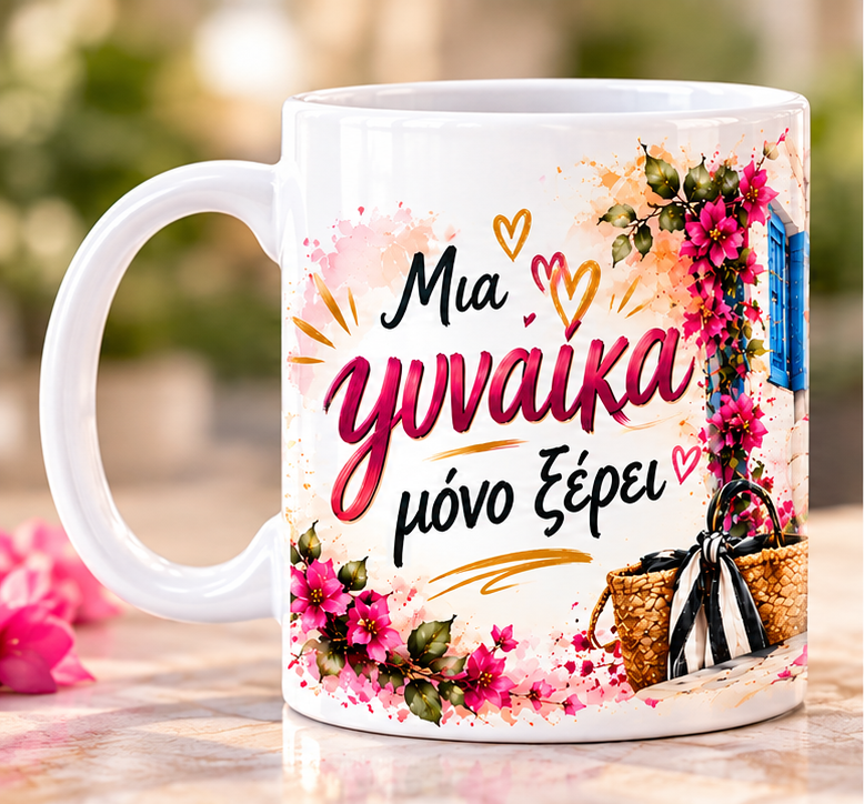 Κούπα 11oz «Μια Γυναίκα Μόνο Ξέρει» | Γυναικείο Δώρο