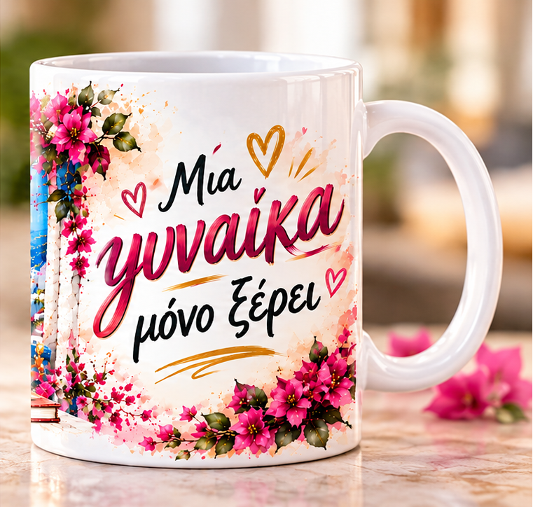 Κούπα 11oz «Μια Γυναίκα Μόνο Ξέρει» | Γυναικείο Δώρο