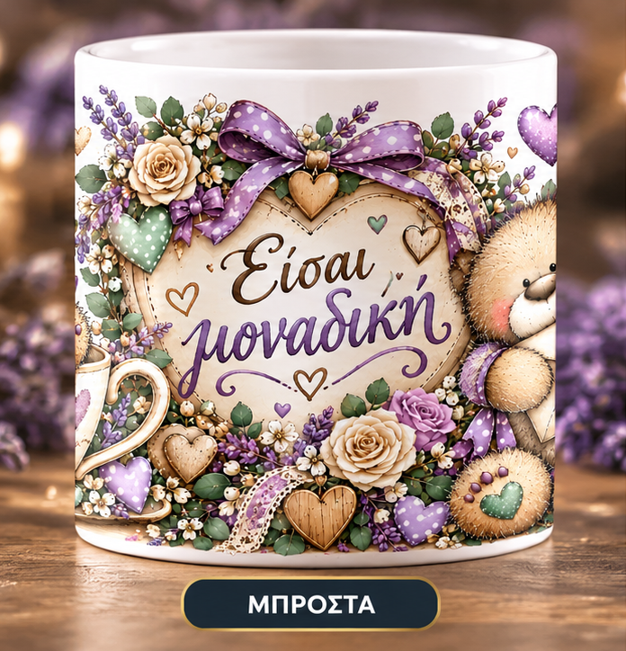 Κούπα “Είσαι Μοναδική” 11oz – Δώρο για Εκείνη | GiftNest