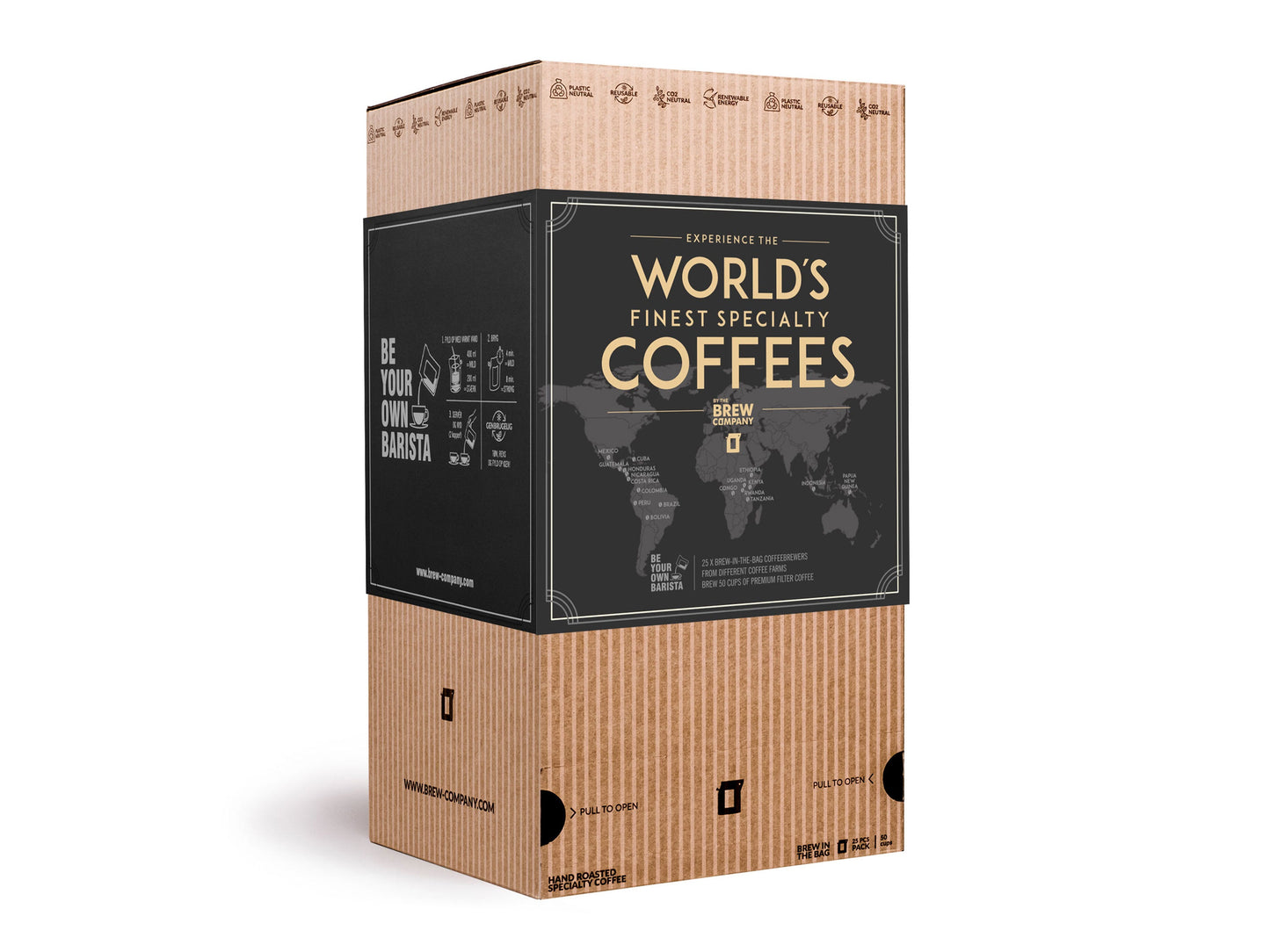 Σετ Δώρου Specialty Καφέ από Όλο τον Κόσμο – World’s Finest Coffee Gift Box 25 pcs