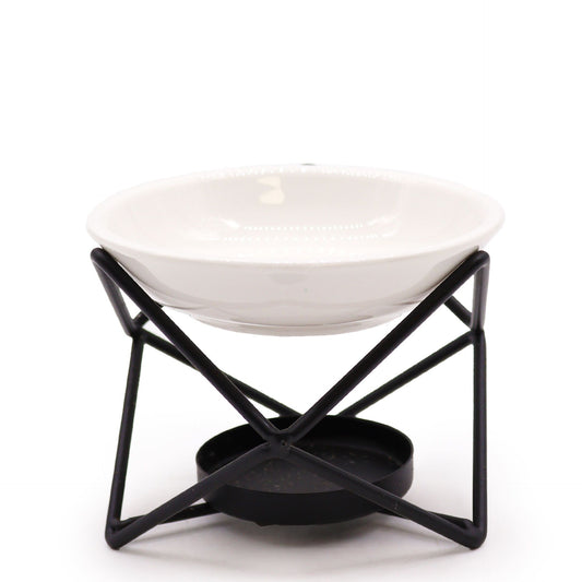 Καυστήρας Αρωμάτων Ceramic & Metal Hex Stand