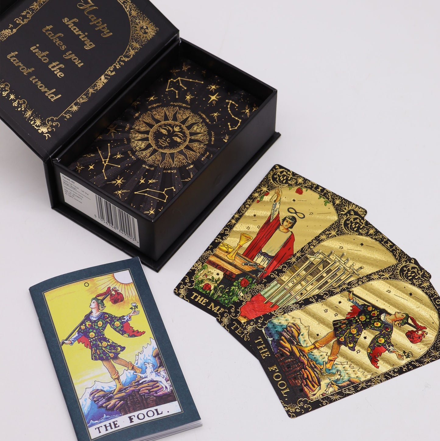 Gold Foil Tarot Let the Magic Begin | Πολυτελές Σετ Ταρώ Δώρου & Τελετουργίας