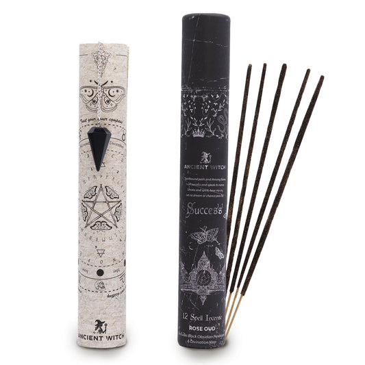 Ancient Witch Spell Incense Success | Θυμίαμα Επιτυχίας με Μαύρο Οψιδιανό