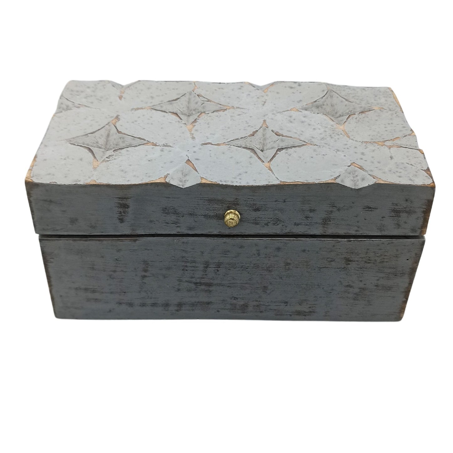 Vintage Deco - Πολυχρηστικό Κουτί - 22x12x10εκ. - Γκρι Αστέρι