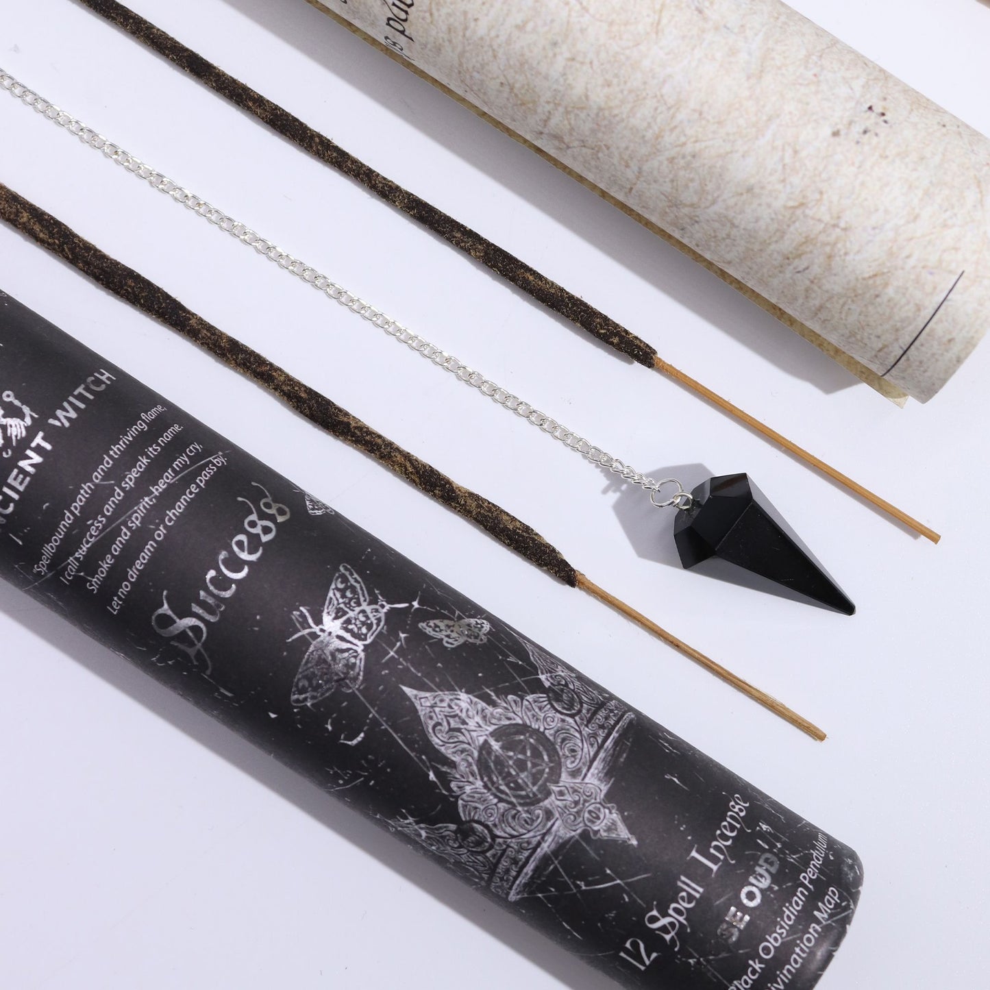 Ancient Witch Spell Incense Success | Θυμίαμα Επιτυχίας με Μαύρο Οψιδιανό
