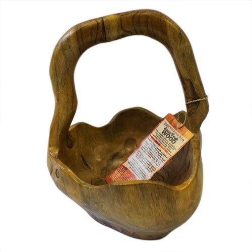 Μπόλ Ξύλινα - Teak Root -  25cm