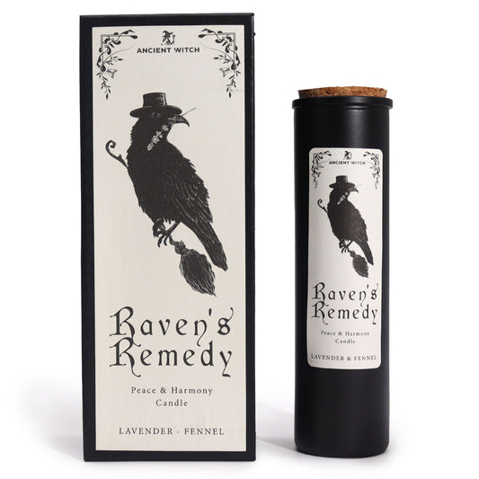 Ancient Witch Ritual Candle Raven’s Remedy | Κερί Ειρήνης & Θεραπείας
