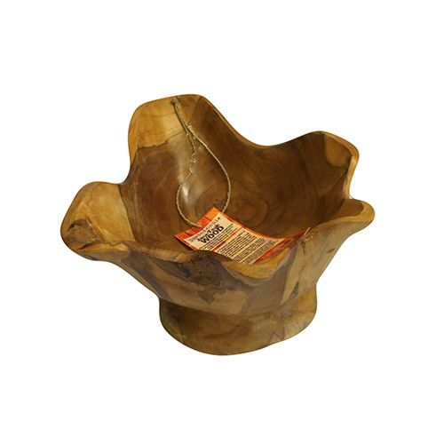 Μπόλ Ξύλινα - Teak Root Spiky Finger Bowls - 25m