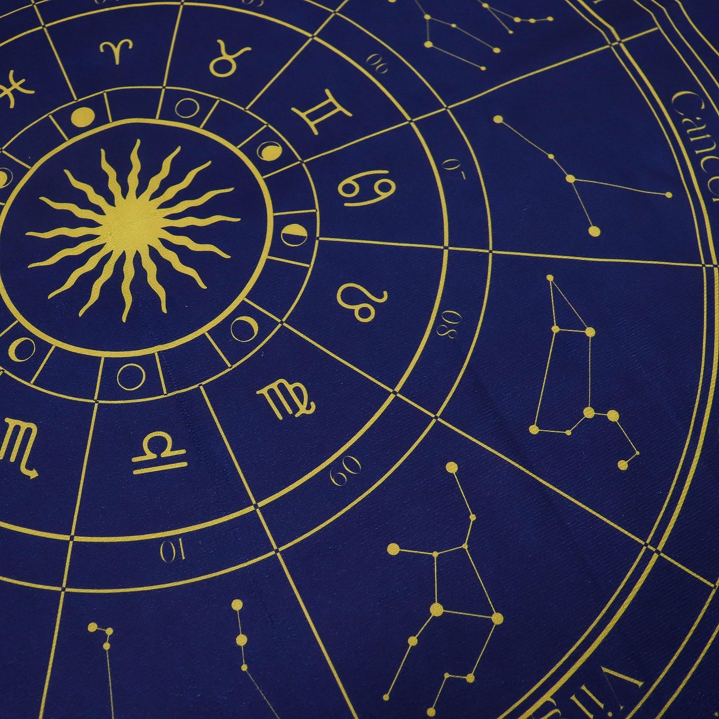 Tarot Reading Cloth Zodiac | Πανί Ταρώ Ζωδιακός Κύκλος 75×75