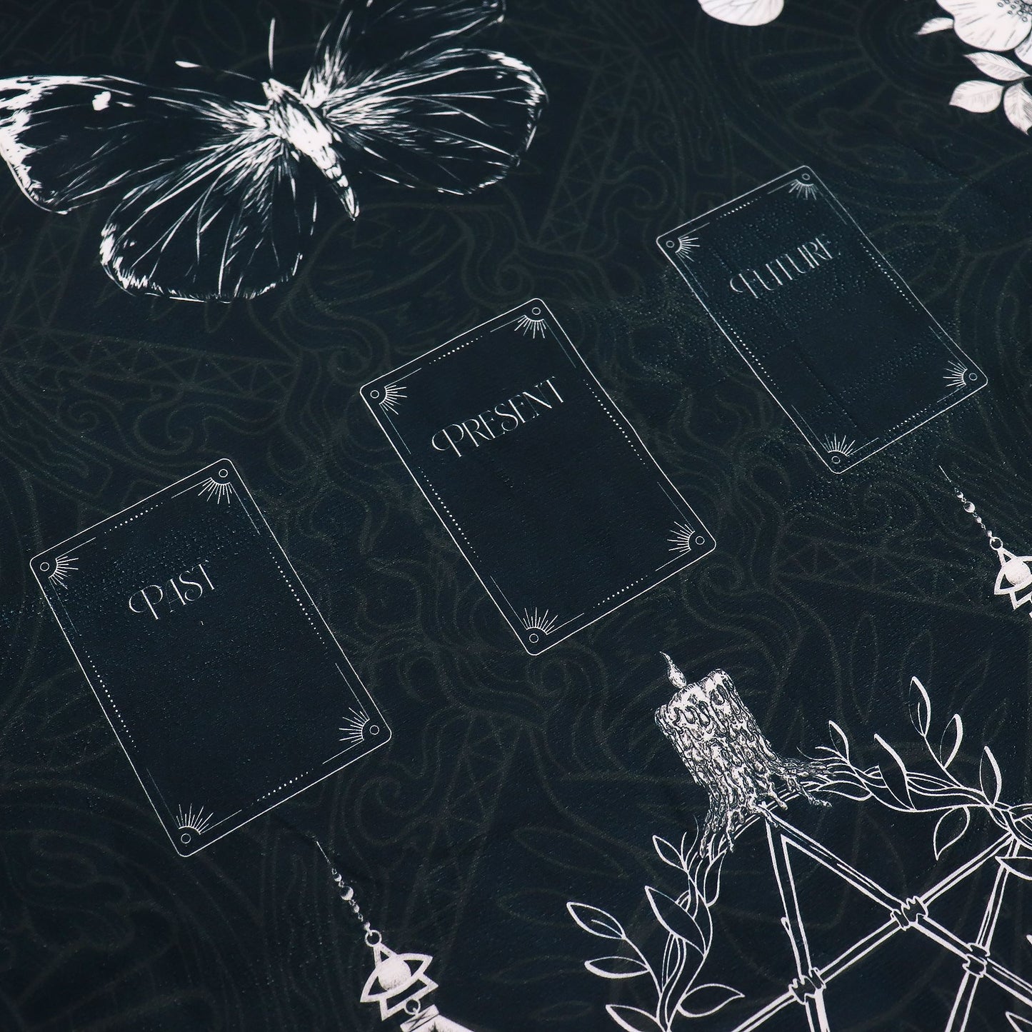 Tarot Reading Cloth Ancient Witch | Πανί Ταρώ Witchcraft 75×75