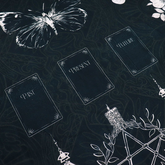Tarot Reading Cloth Ancient Witch | Πανί Ταρώ Witchcraft 75×75