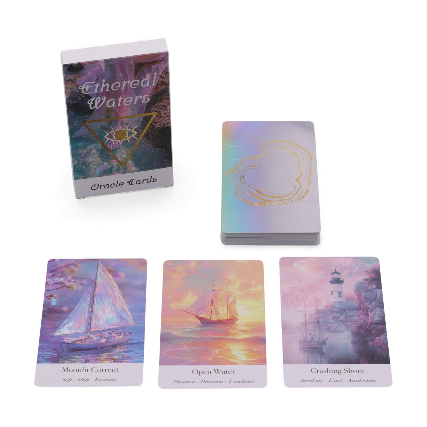 Ethereal Waters Oracle Cards – Sirens & Moonlight | Oracle Νερού & Διαίσθησης