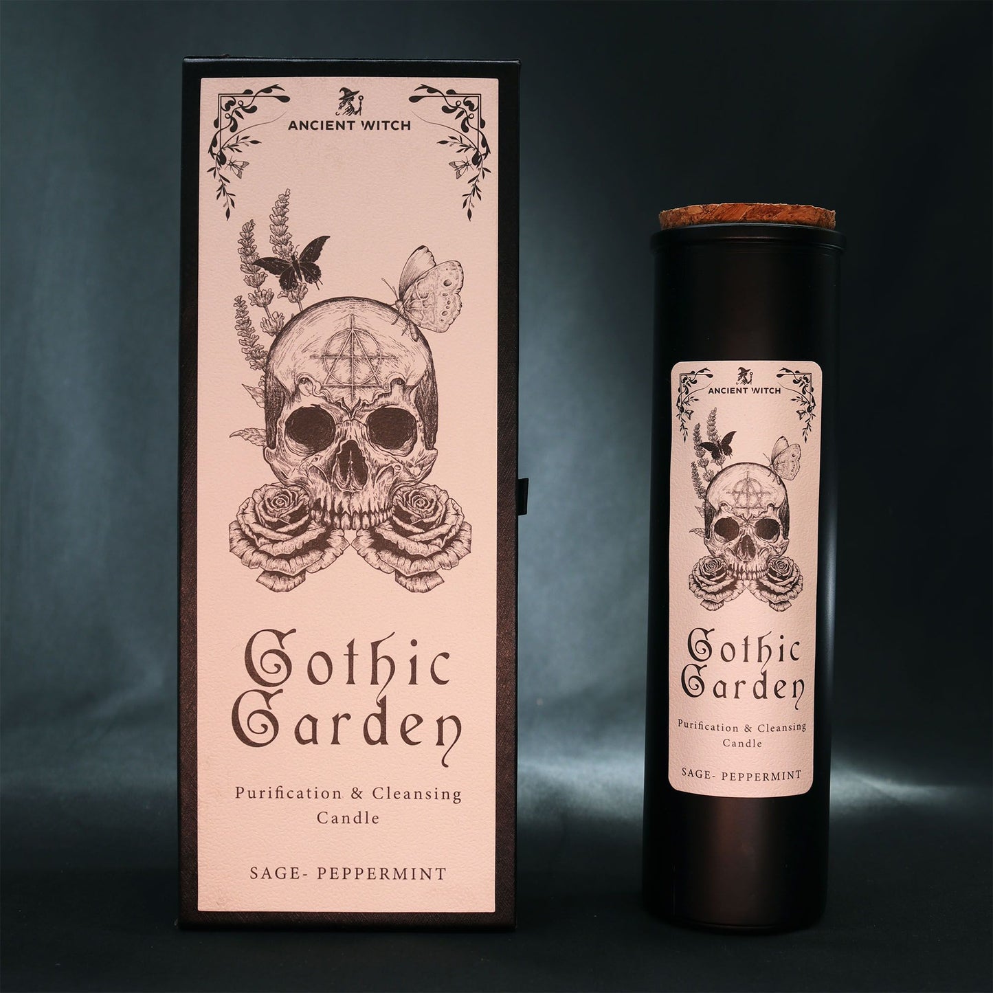 Ancient Witch Ritual Candle Gothic Garden | Κερί Καθαρισμού & Εξαγνισμού