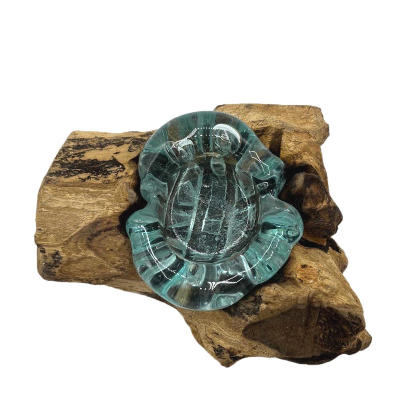 Κηροπήγιο Μονό - Molton Glass on Wood
