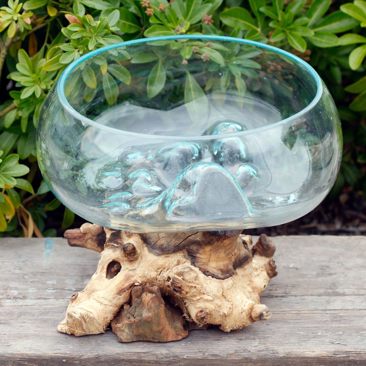 Μπόλ Molten Glass on Wood - Open