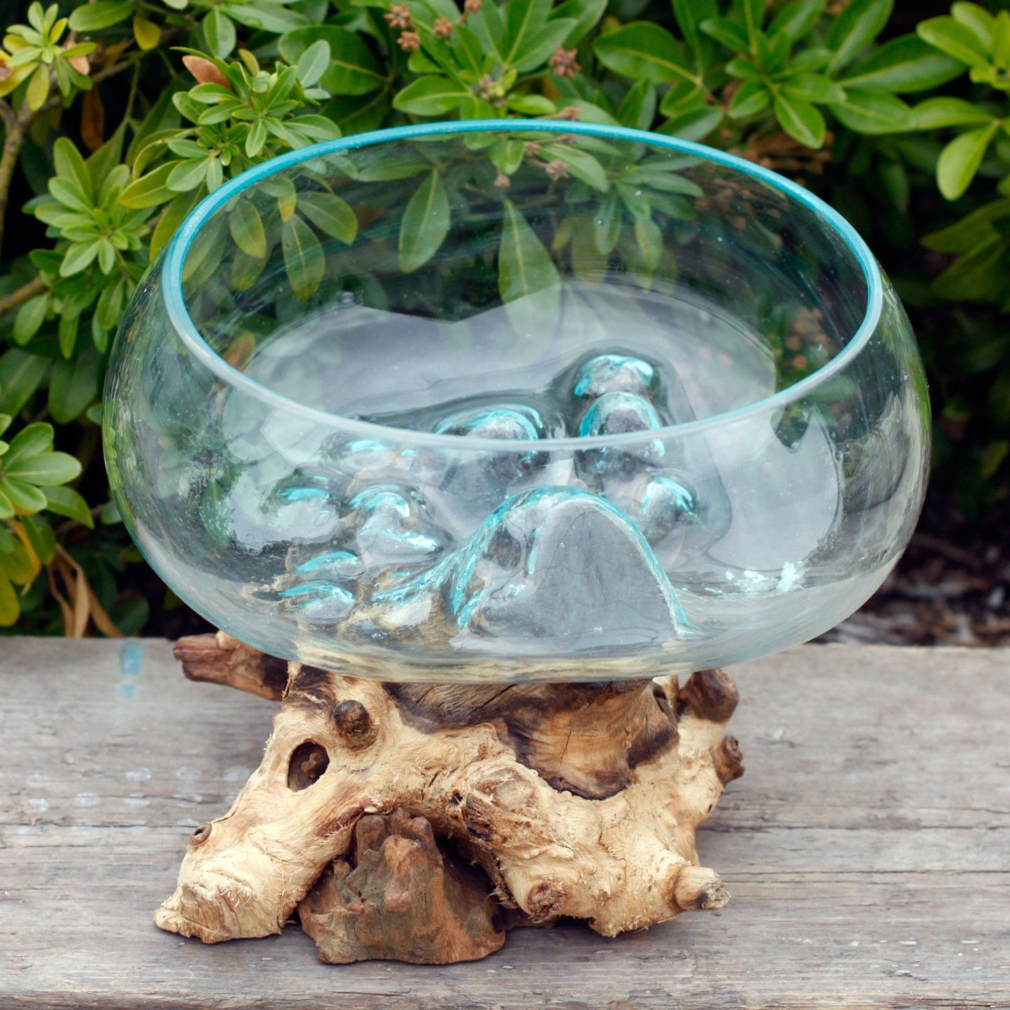 Μπόλ Molten Glass on Wood - Open