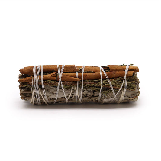 Smudge Stick White Sage Cedar & Cinnamon – Καθαρισμός & Προστασία | Smudging