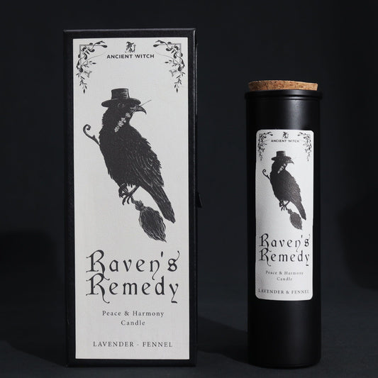 Ancient Witch Ritual Candle Raven’s Remedy | Κερί Ειρήνης & Θεραπείας