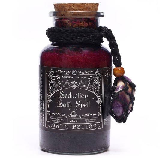 Ancient Witch Bath Spell Potion Seduction | Άλατα Μπάνιου με Αμέθυστο