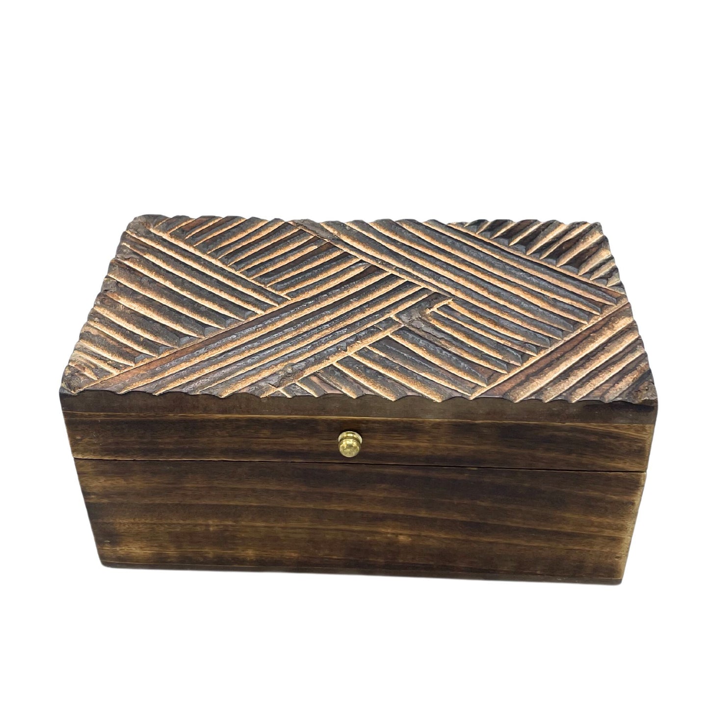 Vintage Deco - Πολυχρηστικό Κουτί - 22x12x10εκ. - Αντικέ Γραμμές