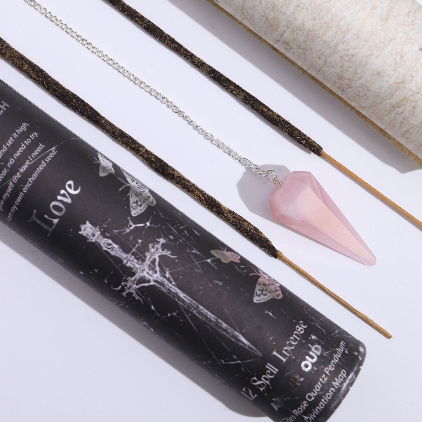 Ancient Witch Spell Incense Love | Θυμίαμα Αγάπης με Ροζ Χαλαζία