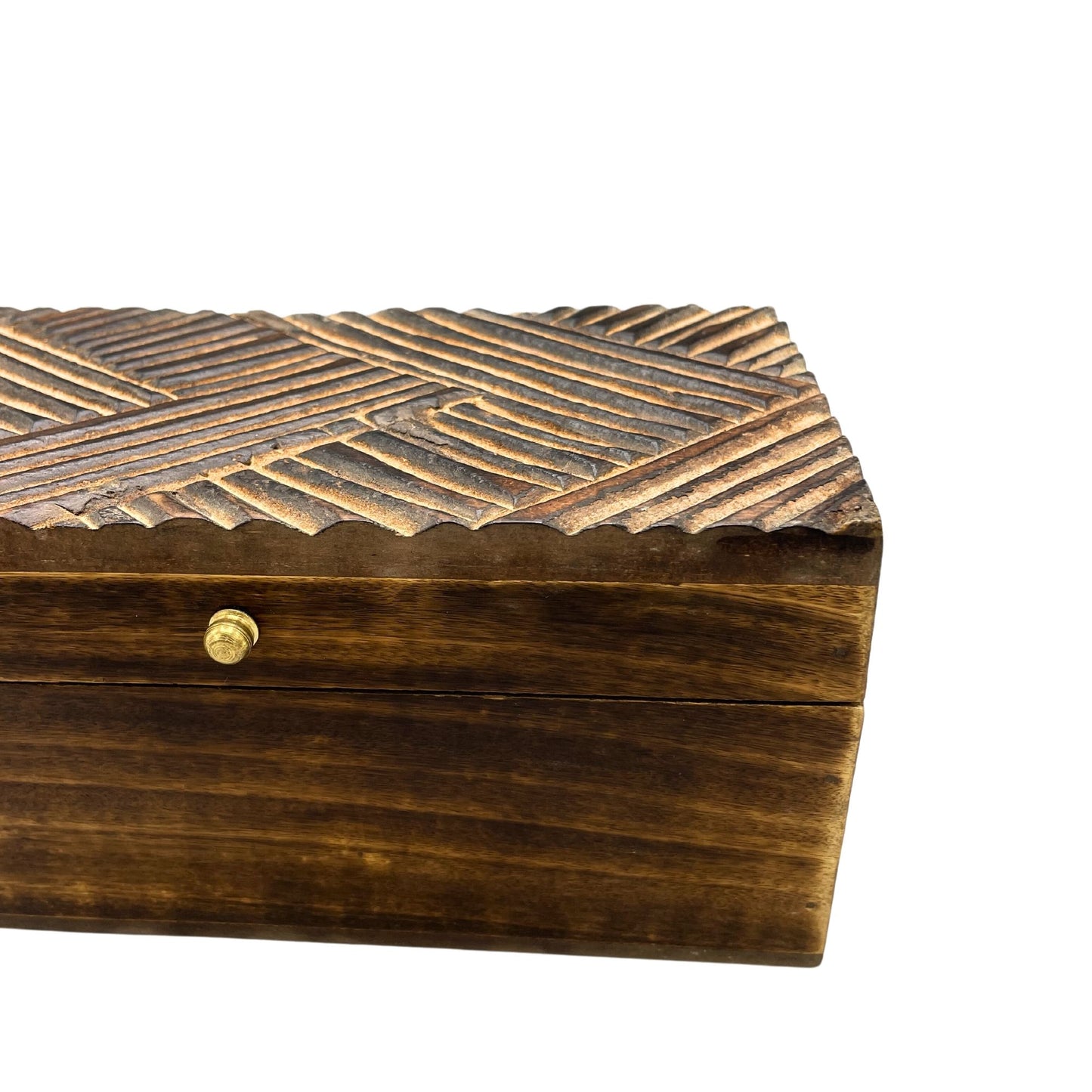 Vintage Deco - Πολυχρηστικό Κουτί - 22x12x10εκ. - Αντικέ Γραμμές