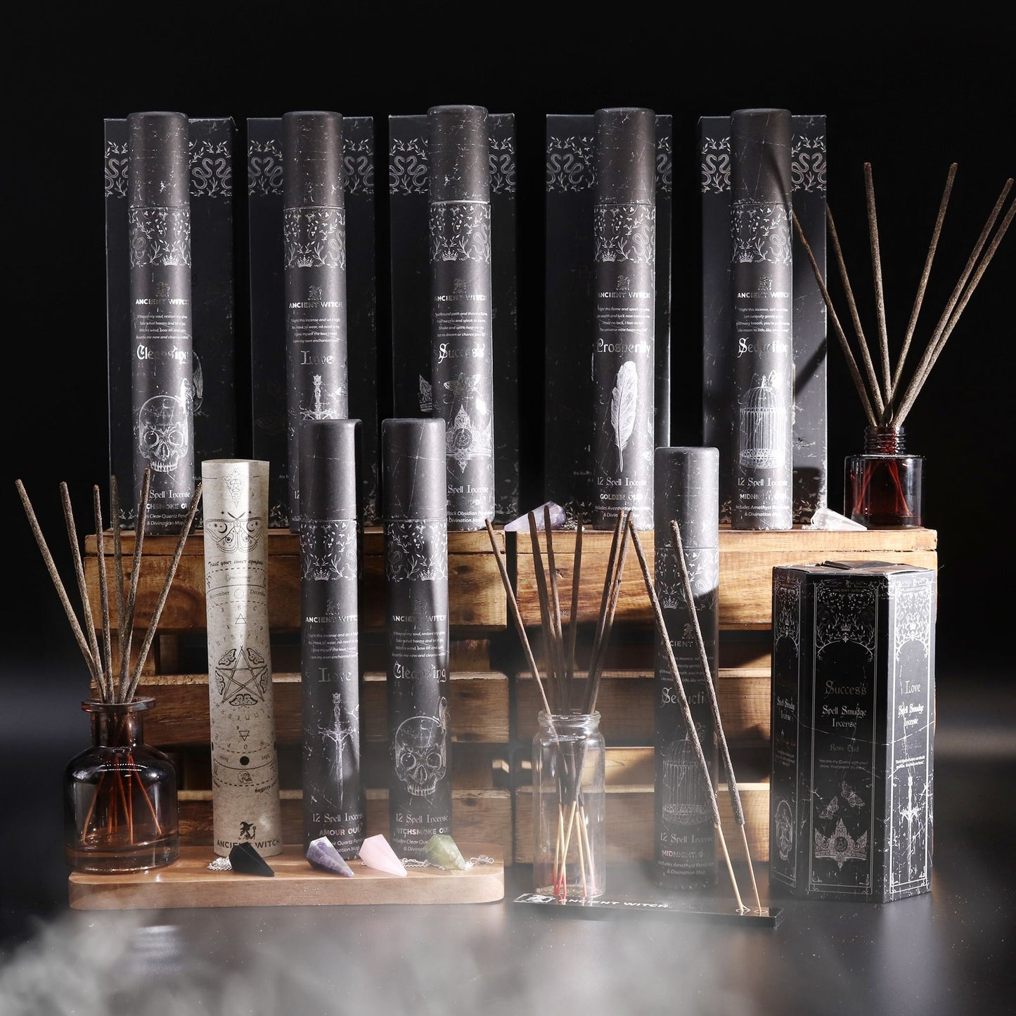 Ancient Witch Spell Incense Love | Θυμίαμα Αγάπης με Ροζ Χαλαζία