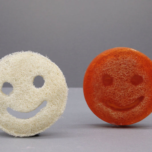 Σαπούνι Απολέπισης Loofah Happy Scrub - Μωβ σταφύλι