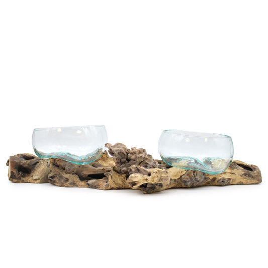 Σετ Μπόλ Molton Glass - XLarge Double Stand - 70cm