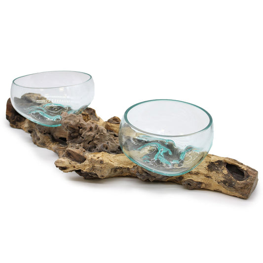 Σετ Μπόλ Molton Glass - XLarge Double Stand - 70cm